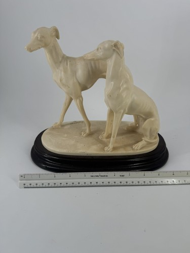 A. Santini "Furiesi" Signed Greyhound Sculpture - Picture 2 of 15