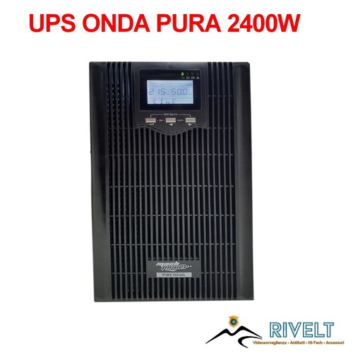 UPS Gruppo di Continuità 3000VA 2400W Protezione DVR stufa pellet onda pura - Afbeelding 3 van 4