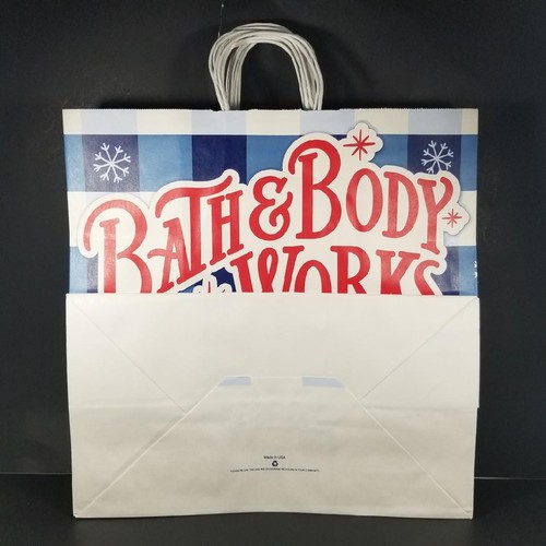 Lotto di 10 borse regalo di Natale GRANDI da bagno e corpo funzionanti 16x16x9 camion rosso albero vacanze - Foto 3 di 6