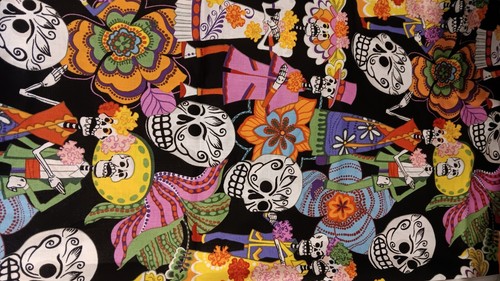 2007 Alexander Henry Fabrics Collection "los novios" 2007 39" x 43" De Leon - Picture 5 of 10