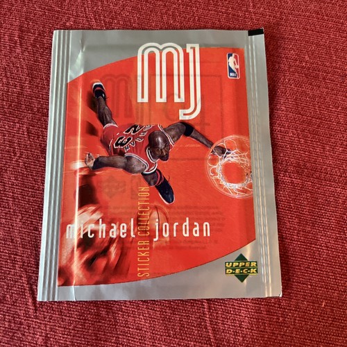 1998 Upper Deck MJ Sticker Collection Stickers 1 Unopened Package of 6 Fun!! - Picture 3 of 5