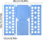 Plastic Garment Folding Board Adult Kids Adjustable Shirt Clothes Holder Wardrob