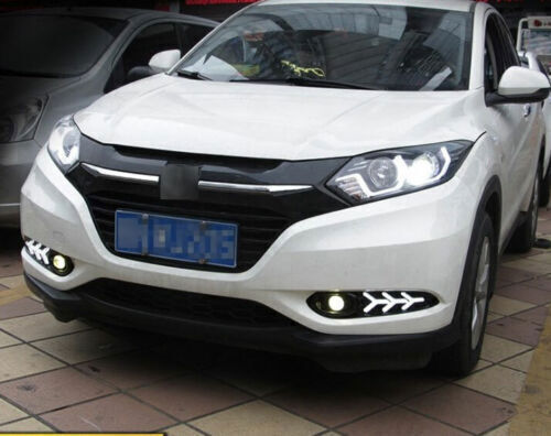 Parachoques delantero luz antiniebla transmisor 2015-2018 LED DRL para Honda HR-V Vezel 2 piezas - Imagen 3 de 9