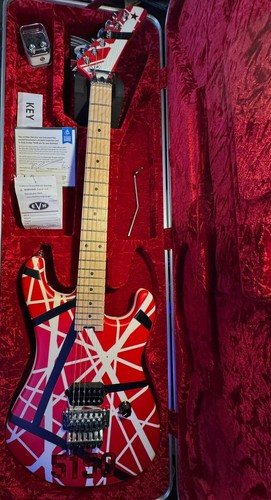 EVH 5150 maple neck guitar with EVH hard shell case, EVH leather strap & strings - Picture 5 of 11