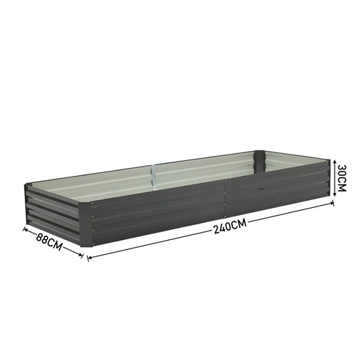 Garden Metal Raised Bed Vegetabl Herbs Flowers Deep Trough Grow Planter Box Pot - Picture 44 of 47