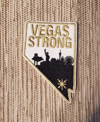 LOTS 2pcs Las Vegas Golden Knights Iron On Embroidered Badge Patch Applique 4" LOTS 2pcs Las Vegas Golden Knights Iron On Embroidered Badge Patch Applique 4"