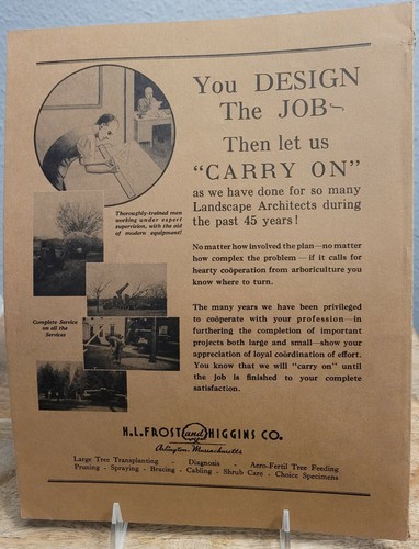Landscape Architecture Vol XXXII October, 1941 No. 1 - Picture 4 of 4
