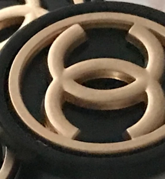 1 BIG 30mm CHANEL BUTTON black & Gold BIG CC Metal Button 30mm ,Single, Iconic - Image 3 of 4