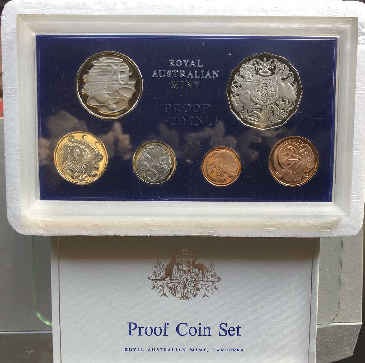 Coin 5c Free Post Aust! 1981 Australian Proof Five Cent Ex RAM Set Mint