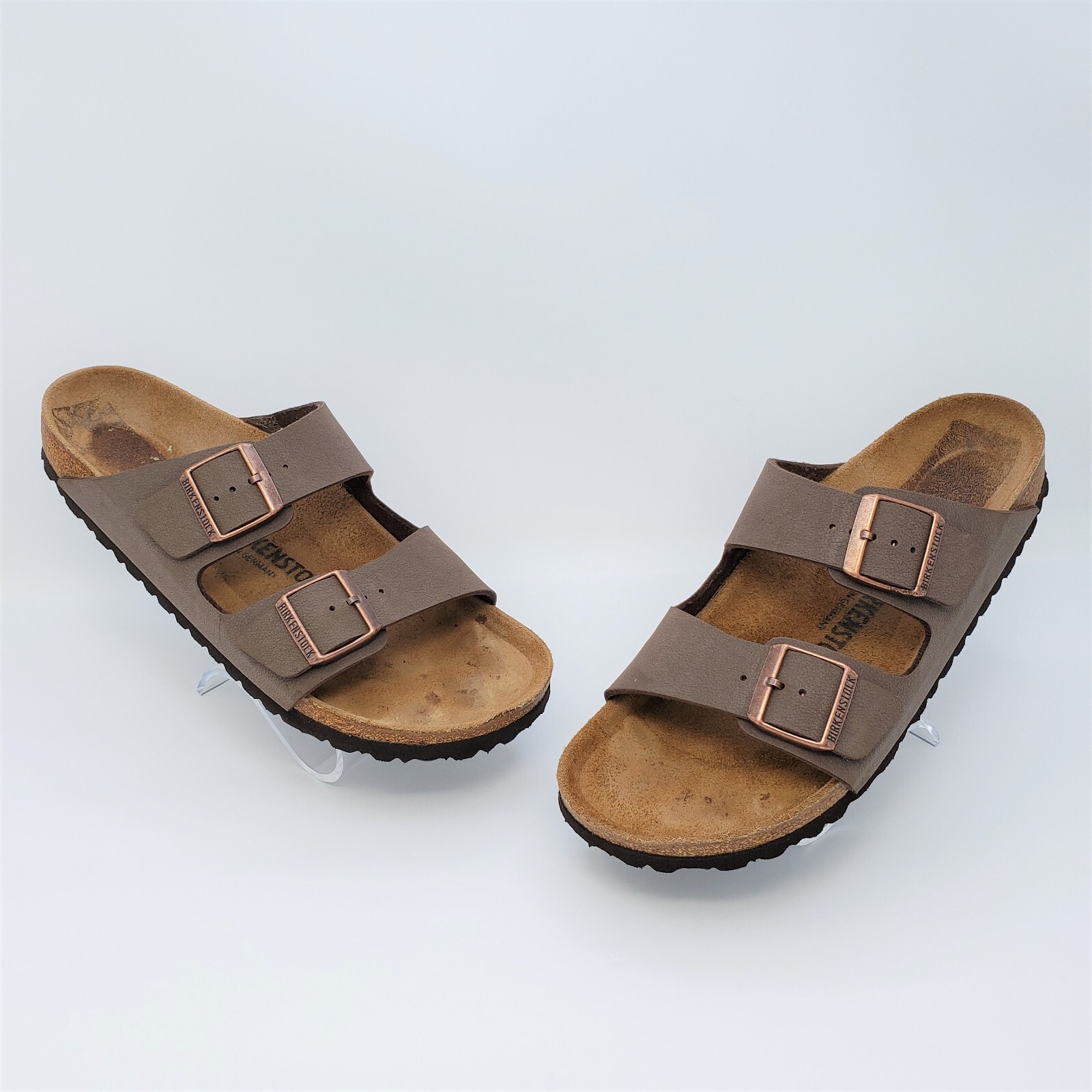 Birkenstock Arizona Brown Birko Flor Buckle Sandals Size 42 US L11 M9  Narrow | eBay