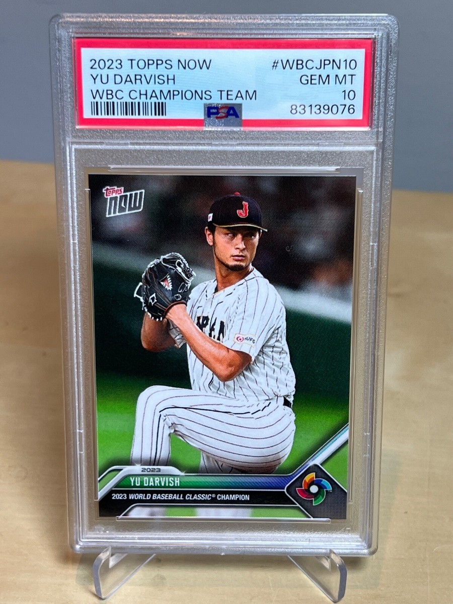 YU DARVISH * PSA 10 * 2023 TOPPS NOW WBC CHAMPIONS JAPAN