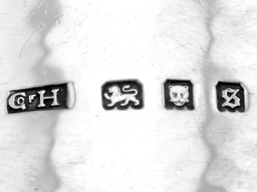 George V Sterling Silver Napkin Rings by Guild of Handicraft (1933) - Picture 9 of 10