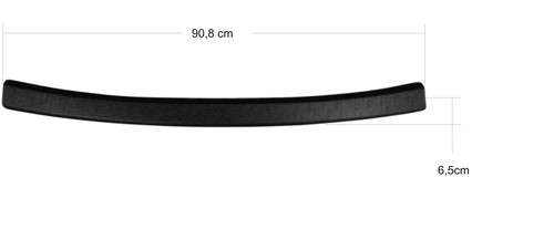 Protector de borde de carga OPPL para Skoda Superb II/2 3T Combi 2013-2015 plástico ABS - Imagen 3 de 3