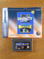Paperboy/Rampage Nintendo Game Boy Advance Game & Manual Only ~ Tested/Working