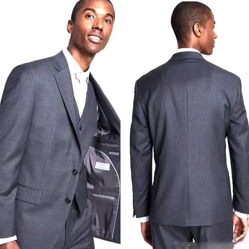 Michael Kors 2 Piece Suit 44R Charcoal Gray - Classic Fit (Tailored Fit) Wool - Picture 2 of 15