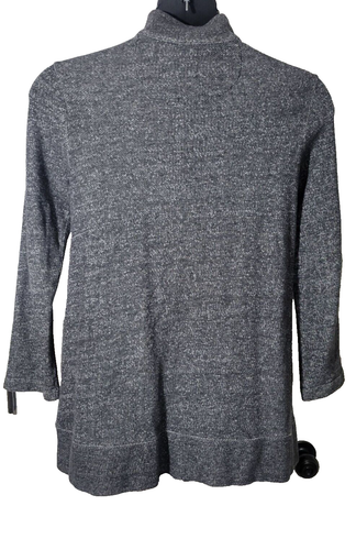Soma Live LoungeWear Gray Size Medium Cotton Blend Jacket Pockets Boho Artsy - Picture 2 of 11