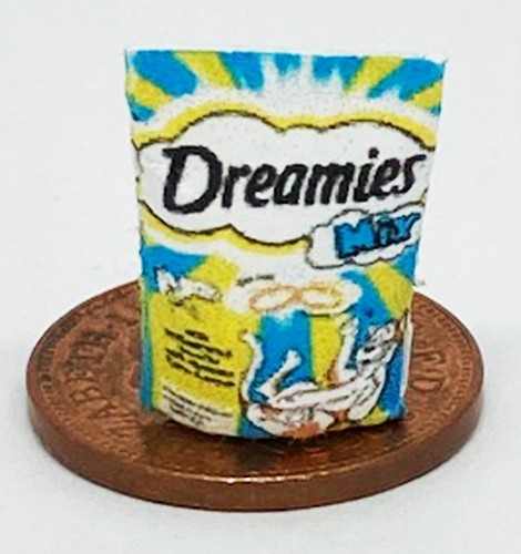 Puppenstube Katzenfutter Leckerli Haustierzubehör Maßstab 1:12 Leerpaket DS2 tumdee - Bild 1 von 6