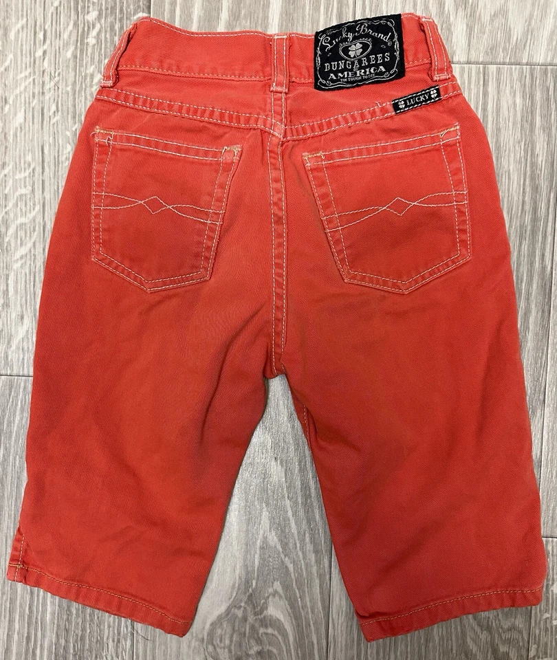 Pelele Lucky Brand de Gene Montesano Naranja Capri - Niños Talla 6 Foto 4 de 4