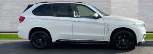 GLÄNZEND SCHWARZ SEITENAUFKLEBER ROCK AUFKLEBER VINYL BMW X5 X6 F15 F16 F85 M LEISTUNG - Bild 12 von 13