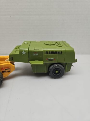 Originale 1985 GI Joe USS Flagg portaerei rimorchio veicolo e rimorchio carburante - Foto 2 di 13