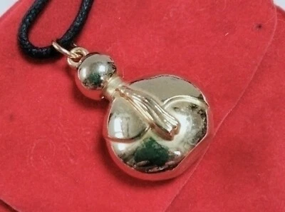 Collector Collier pendentif flacon acier doré " AVON * Ed limitée - Photo 1/4