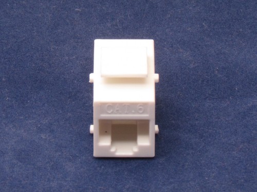 100 Stck. CAT6 Inline RJ45 Keystone Wandkupplung Buchse Adapter 8P8C weiß 6e - Bild 10 von 11