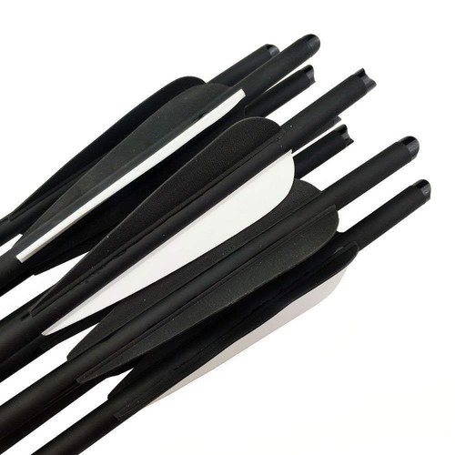 12/50 piezas ballesta de tiro con arco media luna muescas de flecha para identificación de flechas 7,6 mm caza con arco - Imagen 7 de 13