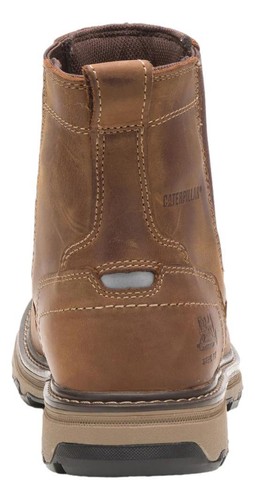 Mens Caterpillar Pelton Steel Toe/Midsole Safety Pull On Dealer Boots 6 to 12 - Picture 4 of 7