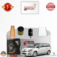 Inspektionskit Filter + ÖL Peugeot 5008 1.6 16V 88KW 120CV Von 2011->