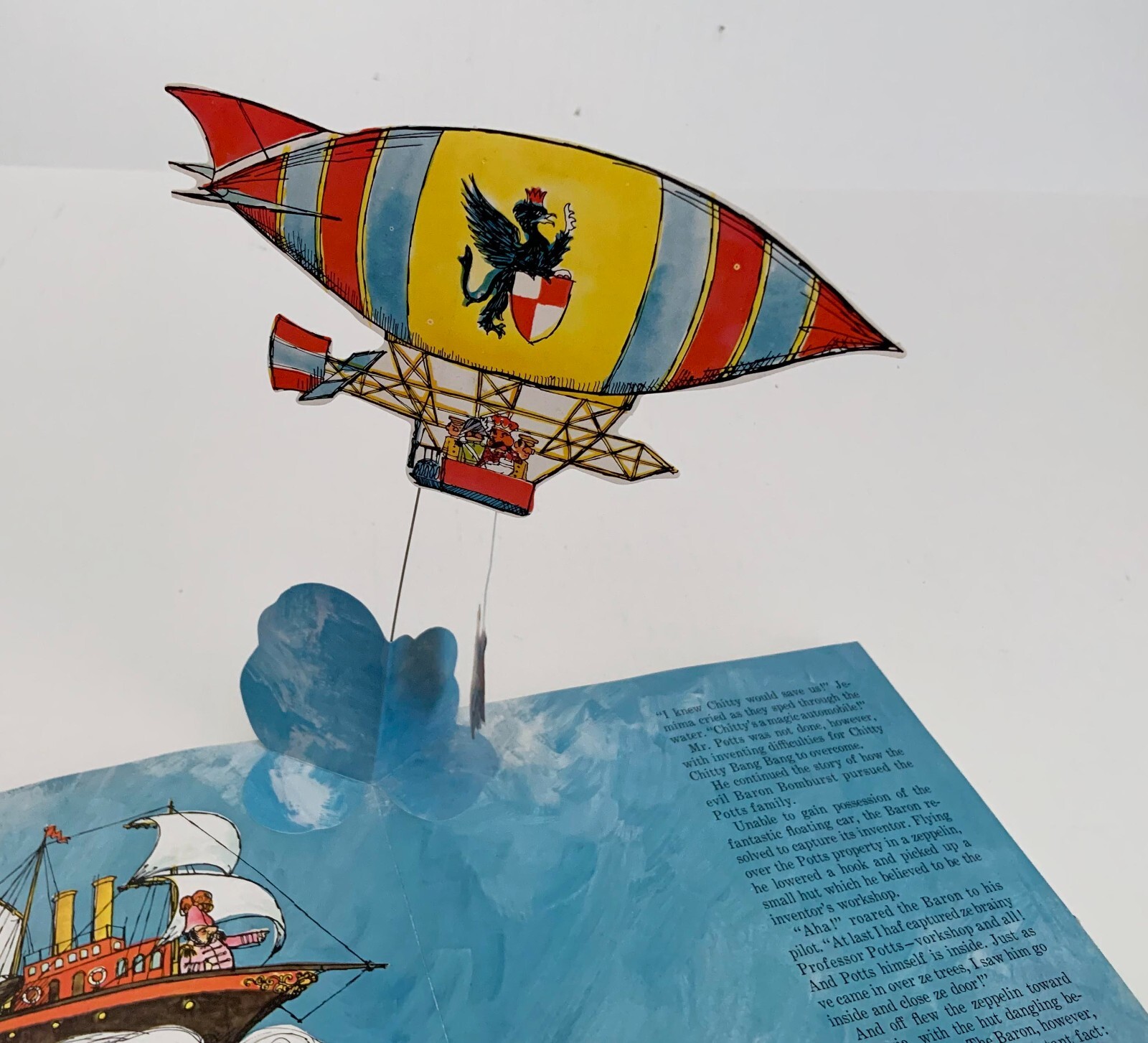 Chitty Chitty Bang Bang Pop Up Book All Movables Work & No Missing Parts 1968 - Picture 6 of 9