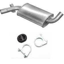 Mittelschalldämpfer für VW Golf 2 II Jetta 1.0-1.6 mit E Auspuff + Zubehör