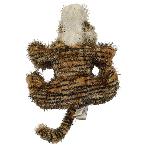 Ganz Webkinz Tiger Scruffy Fuzzy Plush Stuffed Animal Tan Black White NO Code - Picture 6 of 9