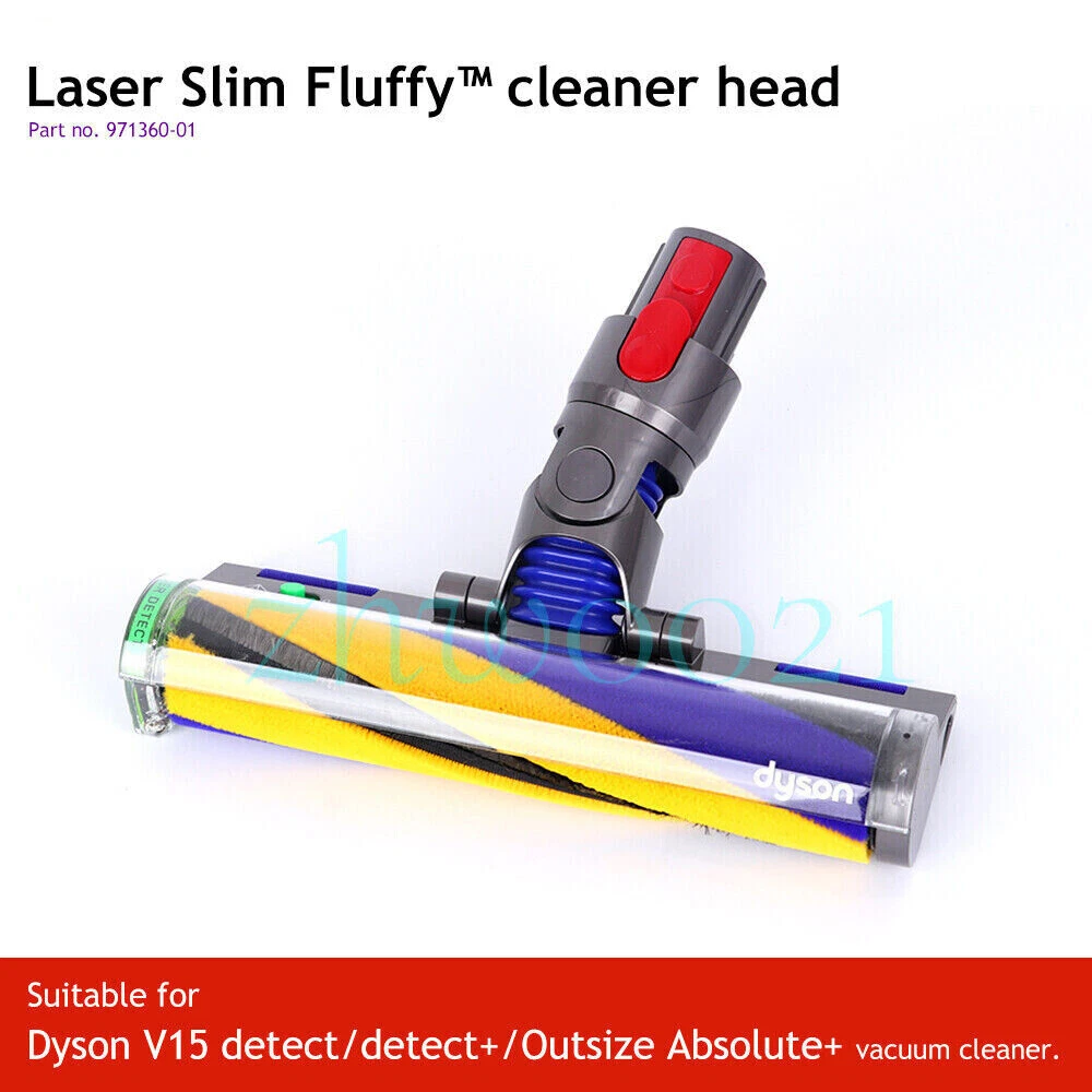 Dyson V15 Detect Laser Slim Fluffy Cleaner Head 971360-01 for V7/8