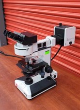 LEITZ WETZLAR LABORLUX S MICROSCOPE WITH OBJECTIVES And POWER SUPPLY