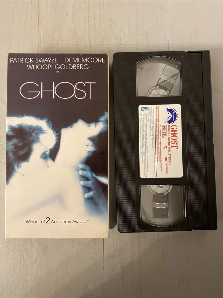 GHOST 1990 (VHS) TAPE STARRING PATRICK SWAYZE &DEMI MOORE (EXCELLENT CONDITION) — 第 3/4 张图片