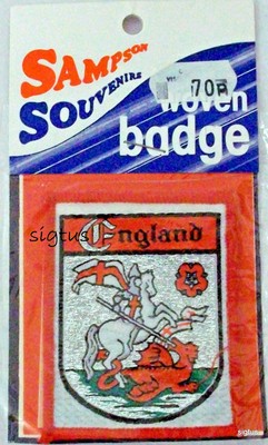 Scotland Souvenir Embroidered Sew On Patch Sights Of Britain Vtg NIP Bagpipes