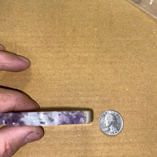 Brazilian Agate Heart Slice - Picture 4 of 5