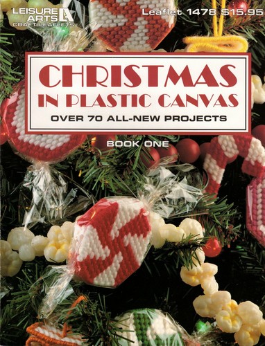 Christmas In Plastic Canvas Leaflet 1478 Santa Angel Nativity Snowflakes Noel - Picture 2 of 9