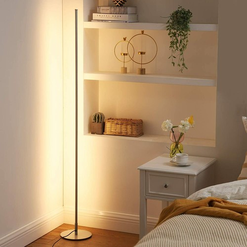 DEWENWILS LED Corner Floor Lamp Dimmable Modern Floor Lamps for Living Room  - Picture 9 of 14