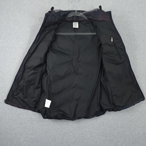 Patagonia Vest Womens Medium Down Puffer Hooded Full Zip With It Plaid Casual - Picture 5 of 14