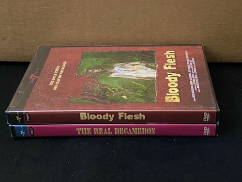 2 Vintage One 7 Movies DVD Lot! Bloody Flesh, The Real Decameron NEW *RARE OOP* - Picture 3 of 7