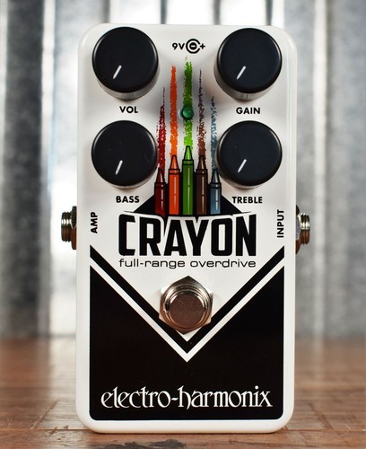 Electro-Harmonix EHX Crayon 69 Full Range Overdrive Guitar Effect Pedal - Picture 2 of 8