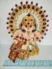 Ganesha Posture Child Pang Sitting Happy Holding  Crystal Ball Baby God Statue