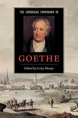 The Cambridge Companion to Goethe Sharpe Paperback Cambridge University Press