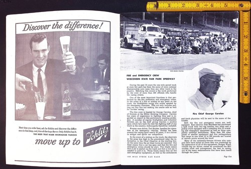 150 Mile Nat'l Championship Stock Car Race - Wisc State Fair Park  - August 1961 - Picture 2 of 8