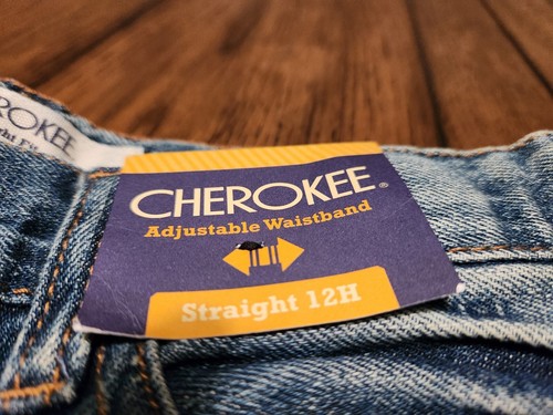 Cherokee Boys Boot Cut Navy Blue Dark Jeans LOT! 3 Pairs! School Pants (12h) - Picture 8 of 20