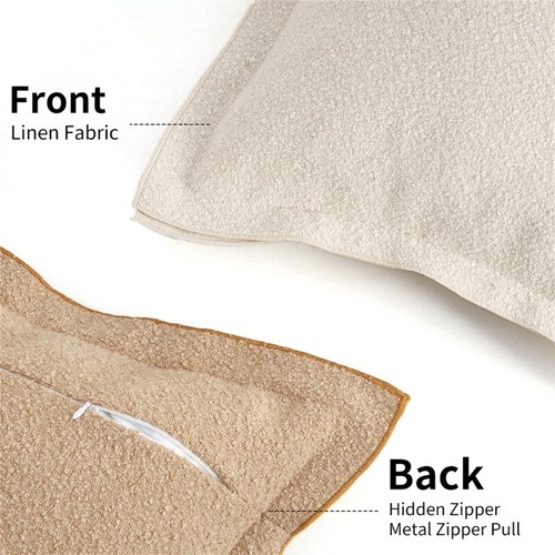 Throw Pillow Cover Soft Plushie Fabric Cushion Case 45x45CM for Sofa Couch Bed - Picture 7 of 10