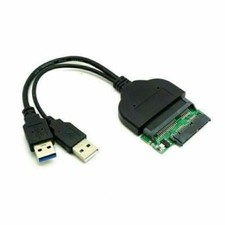 CY USB 3.0 to SATA 22Pin SATA to Micro SATA Adapter for 1.8" 2.5" Hard Disk SATA