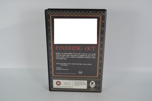 Finishing Out VHS Video Cassette 1985 PAL Heather Wayne Sharon Mitchell - Imagen 3 de 4