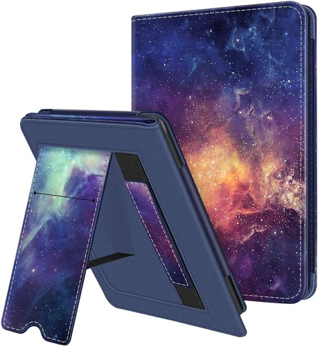 Stand Case for Kindle Paperwhite 11th 2021 PU Leather Sleeve Cover w Hand Strap - Picture 28 of 33
